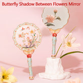 Butterfly Shadow Between Flowers Mirror