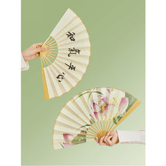 Calligraphy and Painting Folding Fan