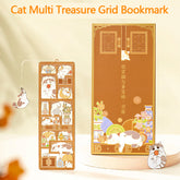 Cat Multi Treasure Grid Bookmark
