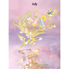 Twelve month bookmark