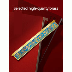 Nine Dragon Wall bookmark ruler