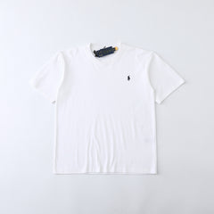 Cross border foreign trade supply Ralph Lauren RL round neck short sleeved men's summer pony logo polo casual pure cotton T-shirt
