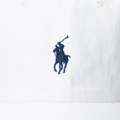 Polo Ralph Lauren - Chino Cap - White with Navy Pony
