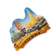 🇦🇹 Austria Vienna Cityscape 3D Magnet
