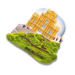 🇨🇳 China Macao Ruins of St. Paul's 3D Magnet