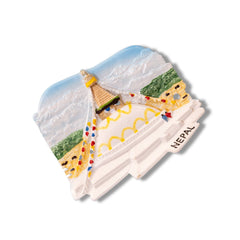 🇳🇵 Nepal Boudhanath Stupa 3D Magnet