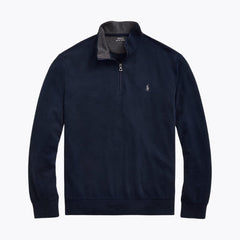 Ralph Lauren Luxus-jersey-sweater With Quarter Zip