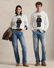 Ralph Lauren Polo Bear Baumwoll-leinen-sweater