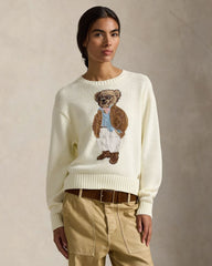 Ralph Lauren Polo Bear Cotton sweater with rAndhalsfromschnitt