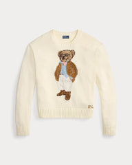 Ralph Lauren Polo Bear Cotton sweater with rAndhalsfromschnitt