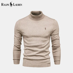 Ralph Lauren Turtleneck Sweater From Cable Patternwolle