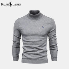Ralph Lauren Turtleneck Sweater From Cable Patternwolle