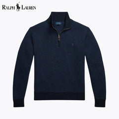 Ralph Lauren Waschbarer Wollsweater With Quarter Zip