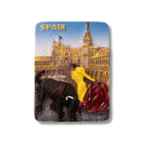🇪🇸 Spain Bullfighting Scene 3D Magnet