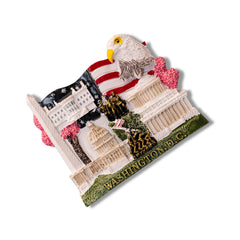 πΊπΈ USA Washington D.C. Landmarks 3D Magnet