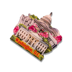 πΊπΈ USA Washington D.C. Landmarks Wood Magnet