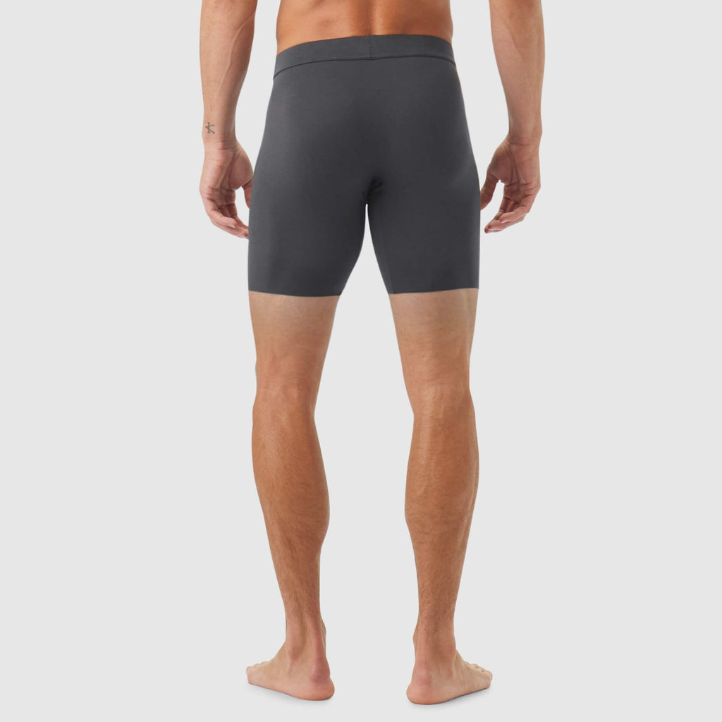 Jetsetter Boxer Brief 8" -- Charcoal Gray