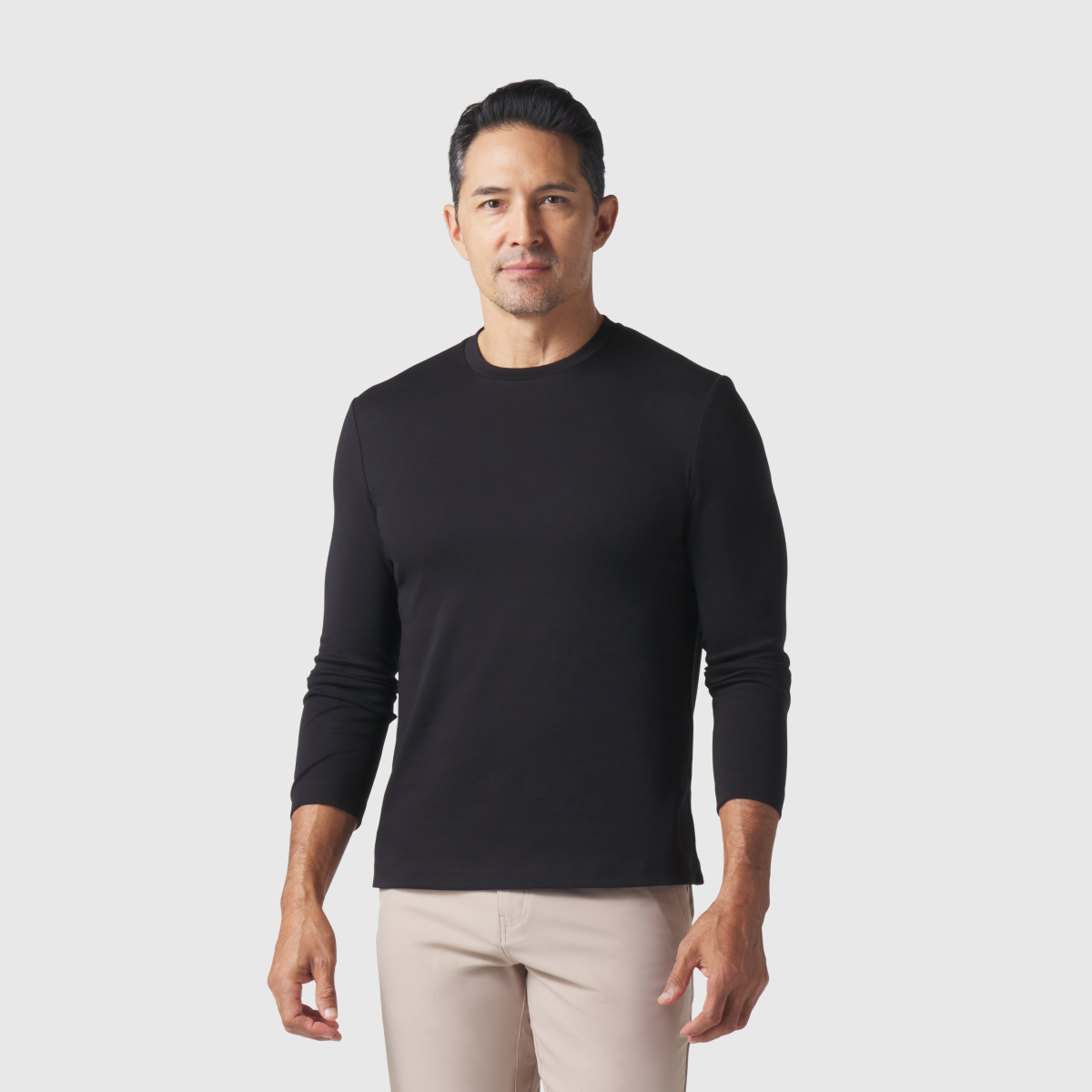 Precision Long Sleeve Tee -- True Black