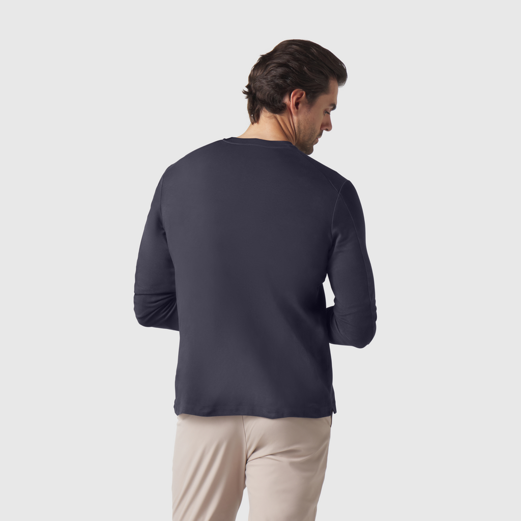 Precision Long Sleeve Tee -- Deep Blue