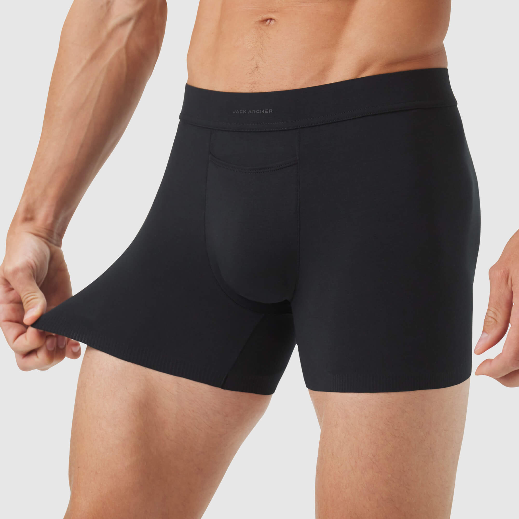 Jetsetter Boxer Brief 5" -- Charcoal Gray