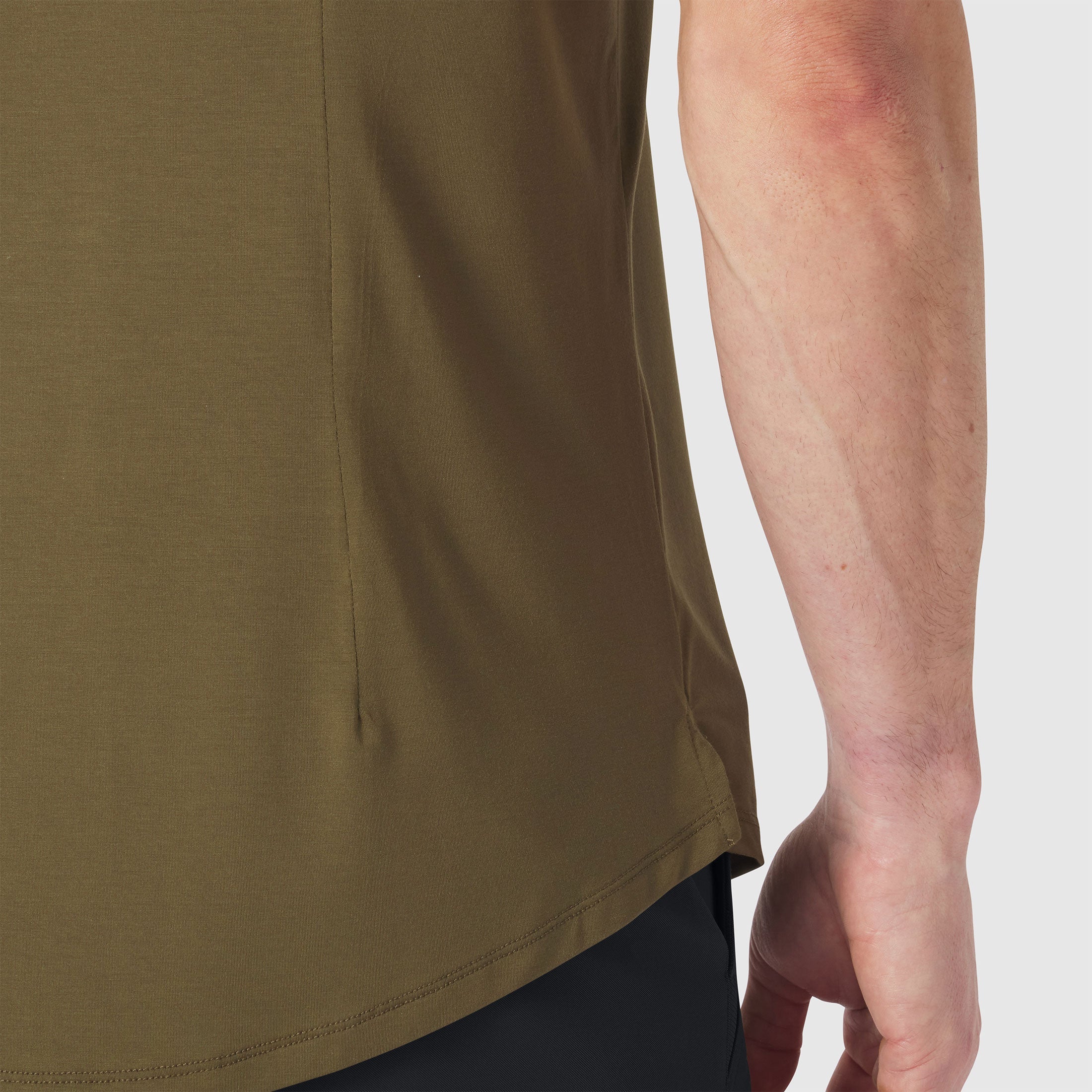 Anytime Tee -- Olive Green