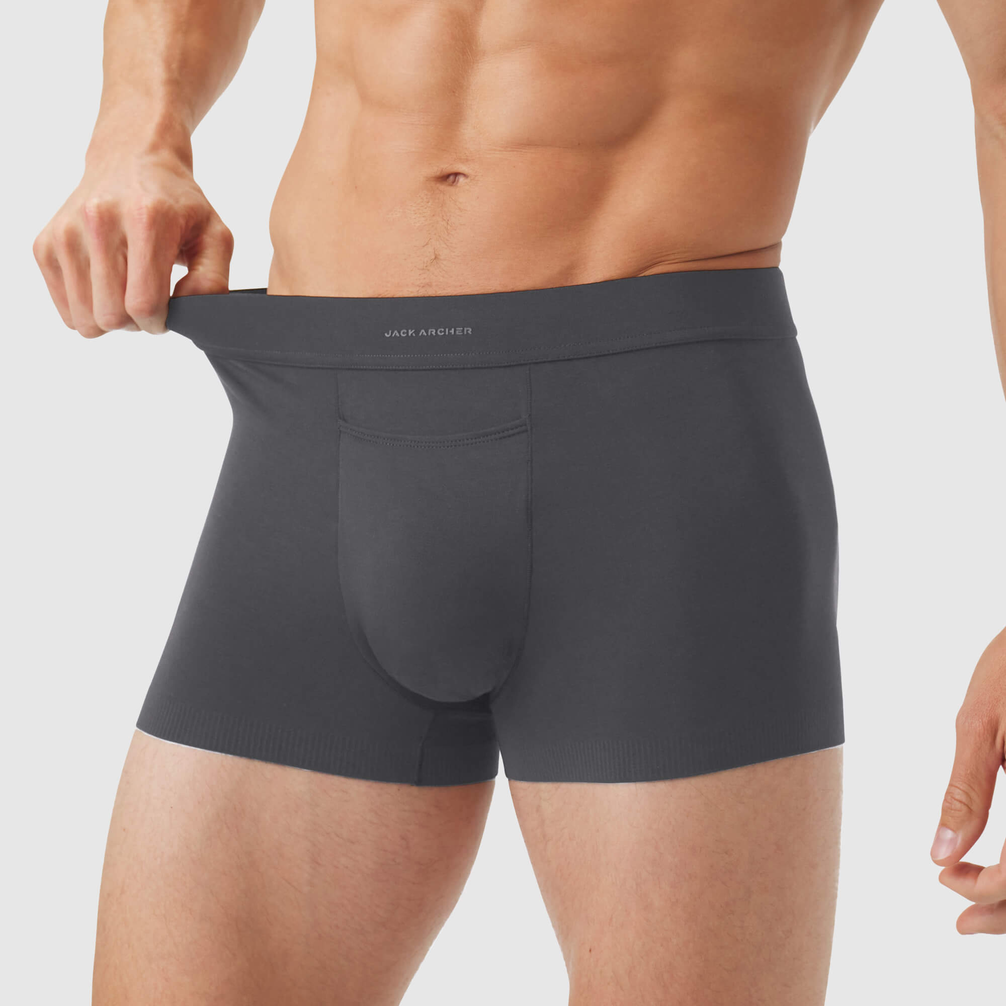 Jetsetter Boxer Brief 2" -- Charcoal Gray
