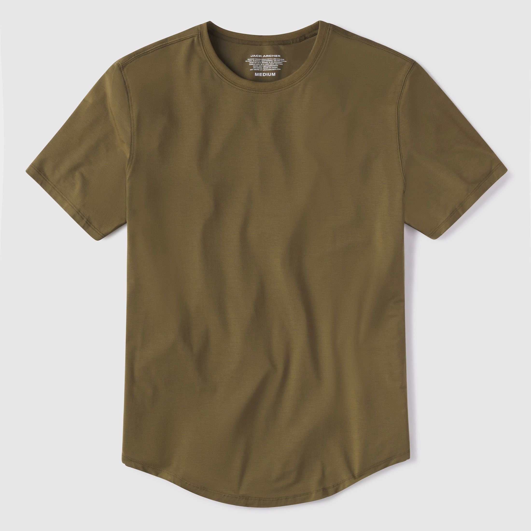 Anytime Tee -- Olive Green