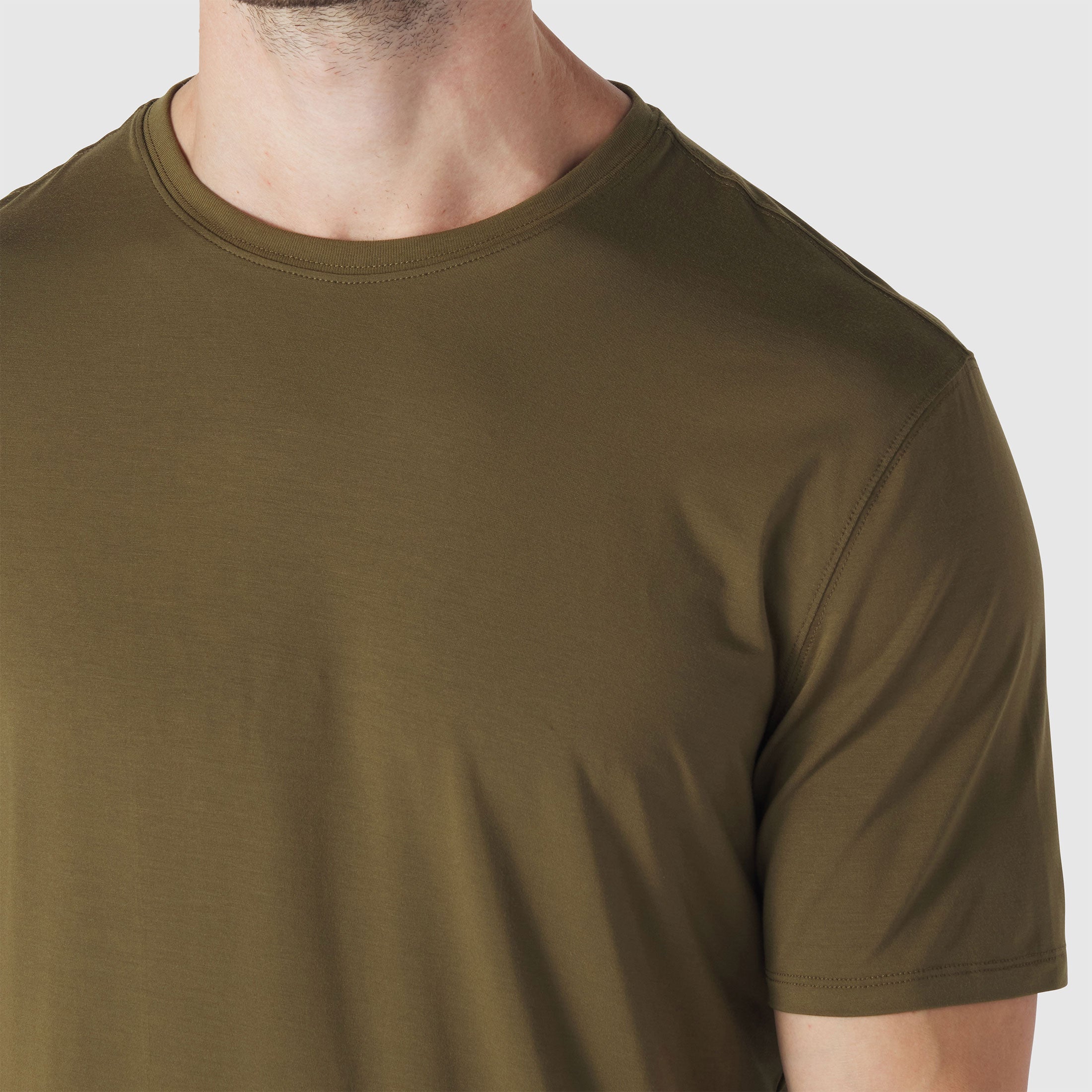 Anytime Tee -- Olive Green