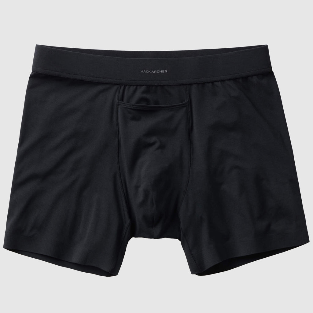 Jetsetter Boxer Brief 5" -- Charcoal Gray