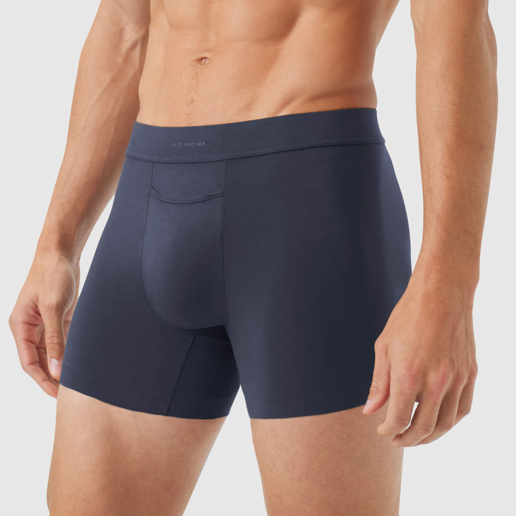 Jetsetter Boxer Brief 5" -- Charcoal Gray