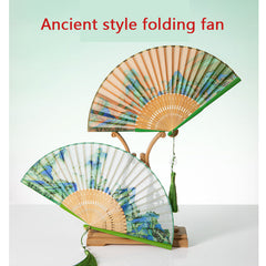 Ancient style folding fan