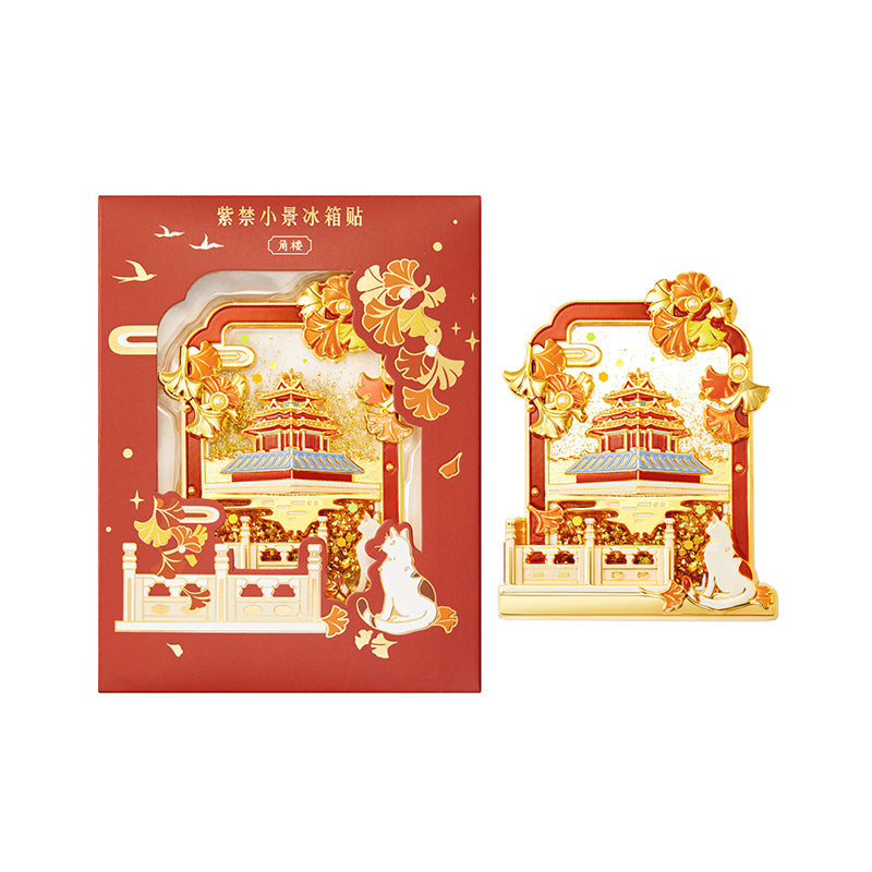 Four season Fridge Magnet