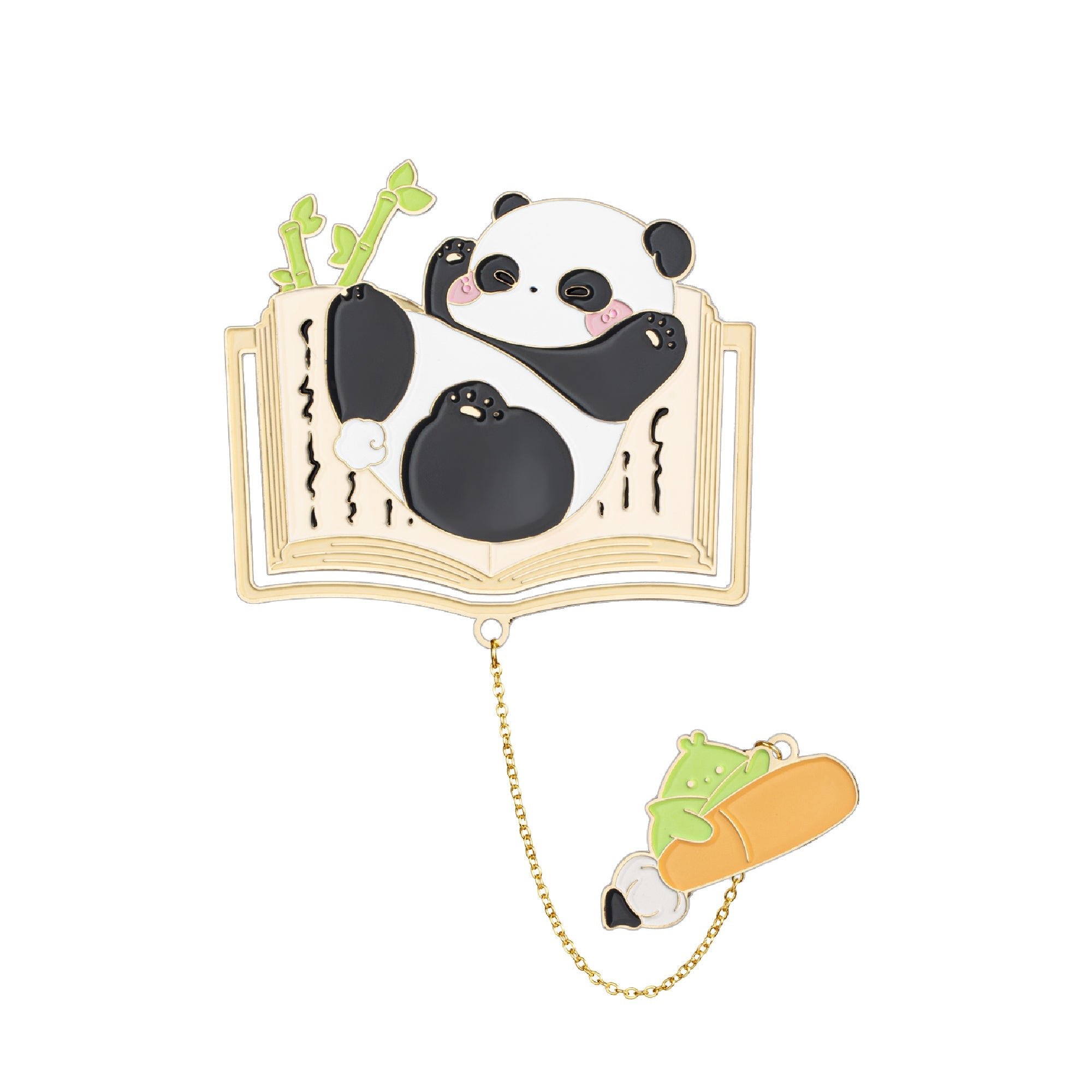 Panda metal bookmark