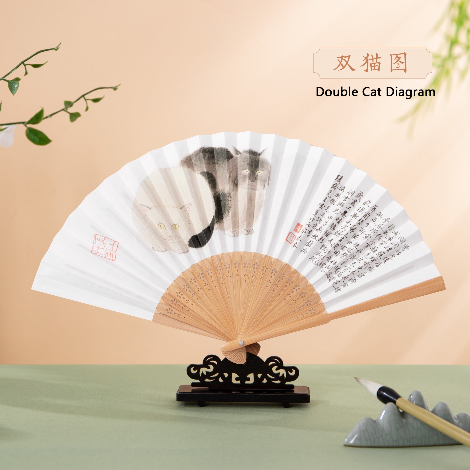 Creative folding fan