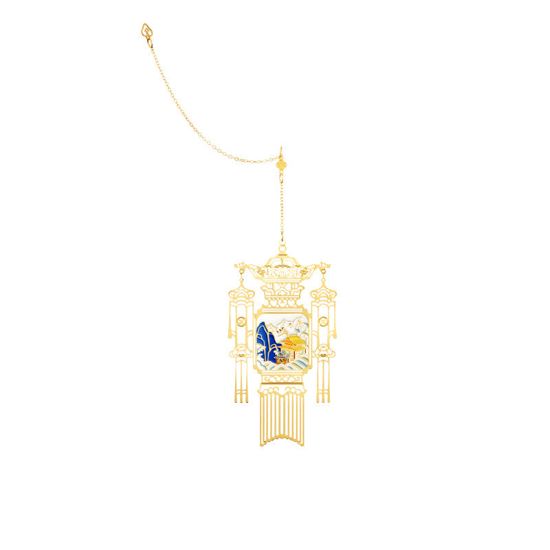 Palace lantern bookmark