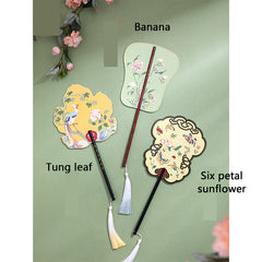 Flower Scenery Fan
