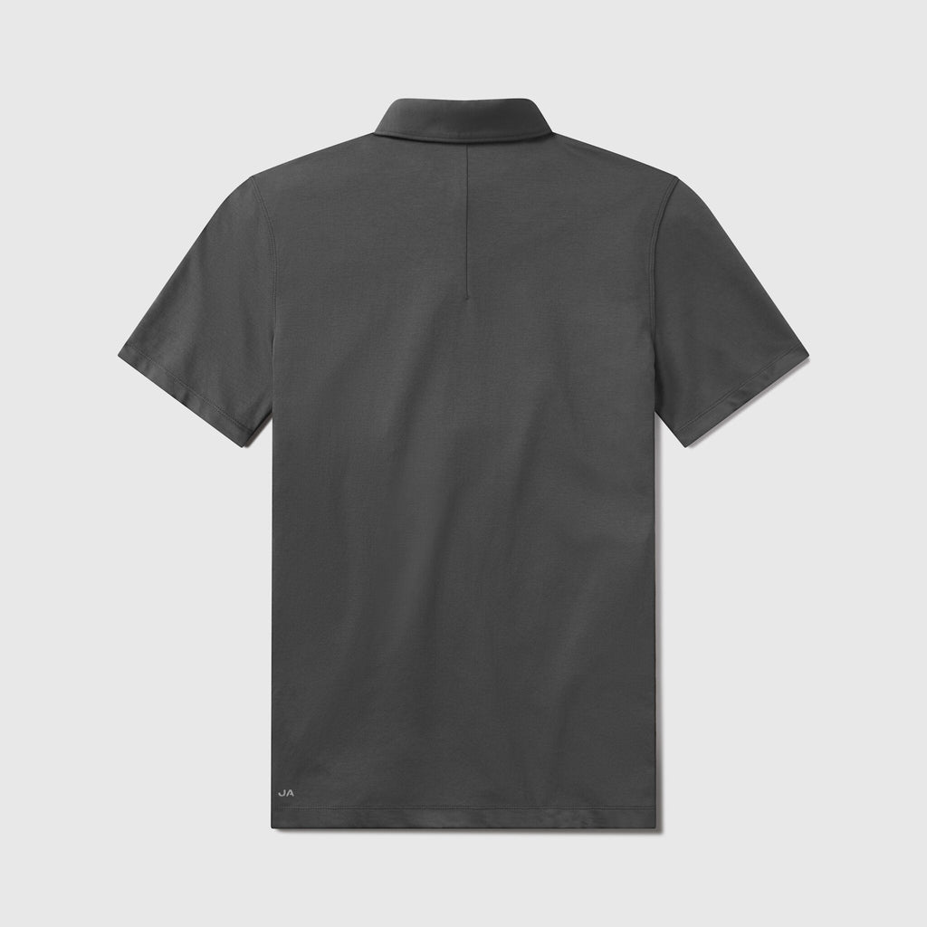 Tech Polo -- Charcoal Gray