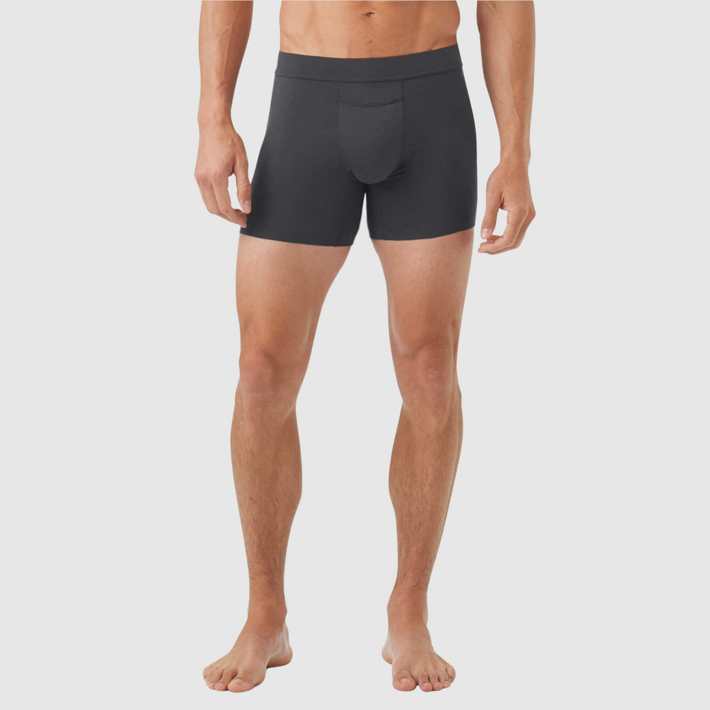 Jetsetter Boxer Brief 5" -- Charcoal Gray