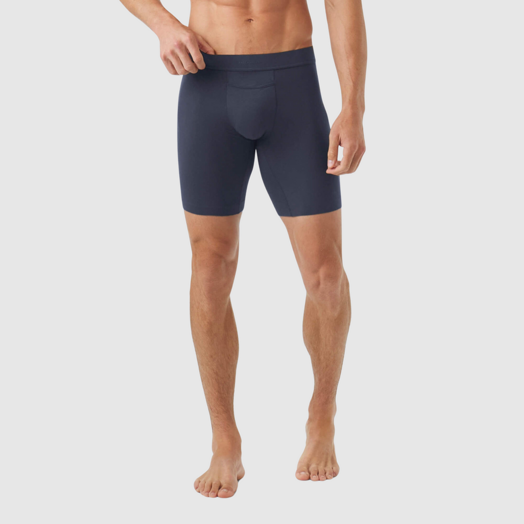 Jetsetter Boxer Brief 8" -- Charcoal Gray