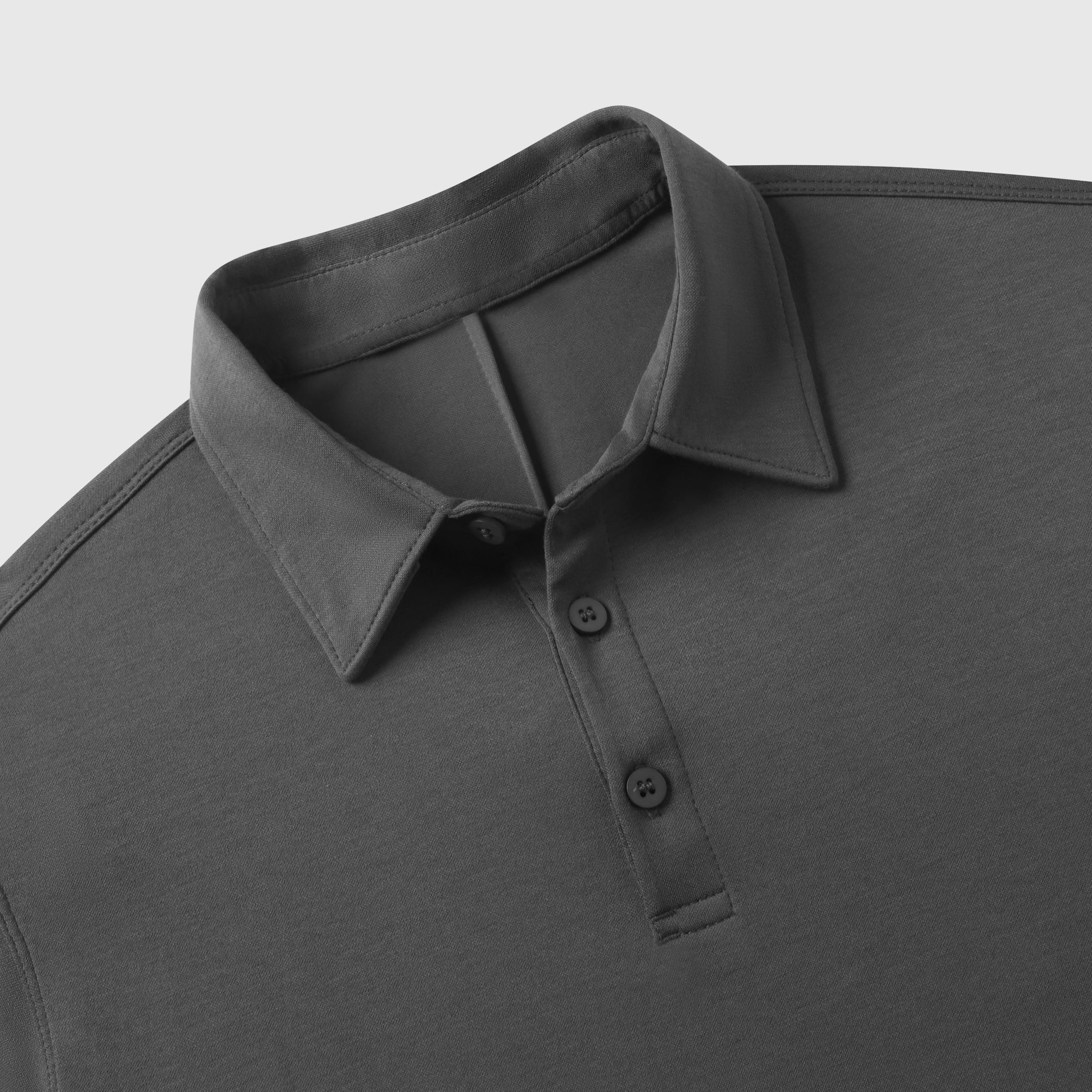 Tech Polo -- Charcoal Gray