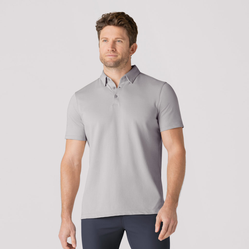 Tech Polo -- Ice Gray
