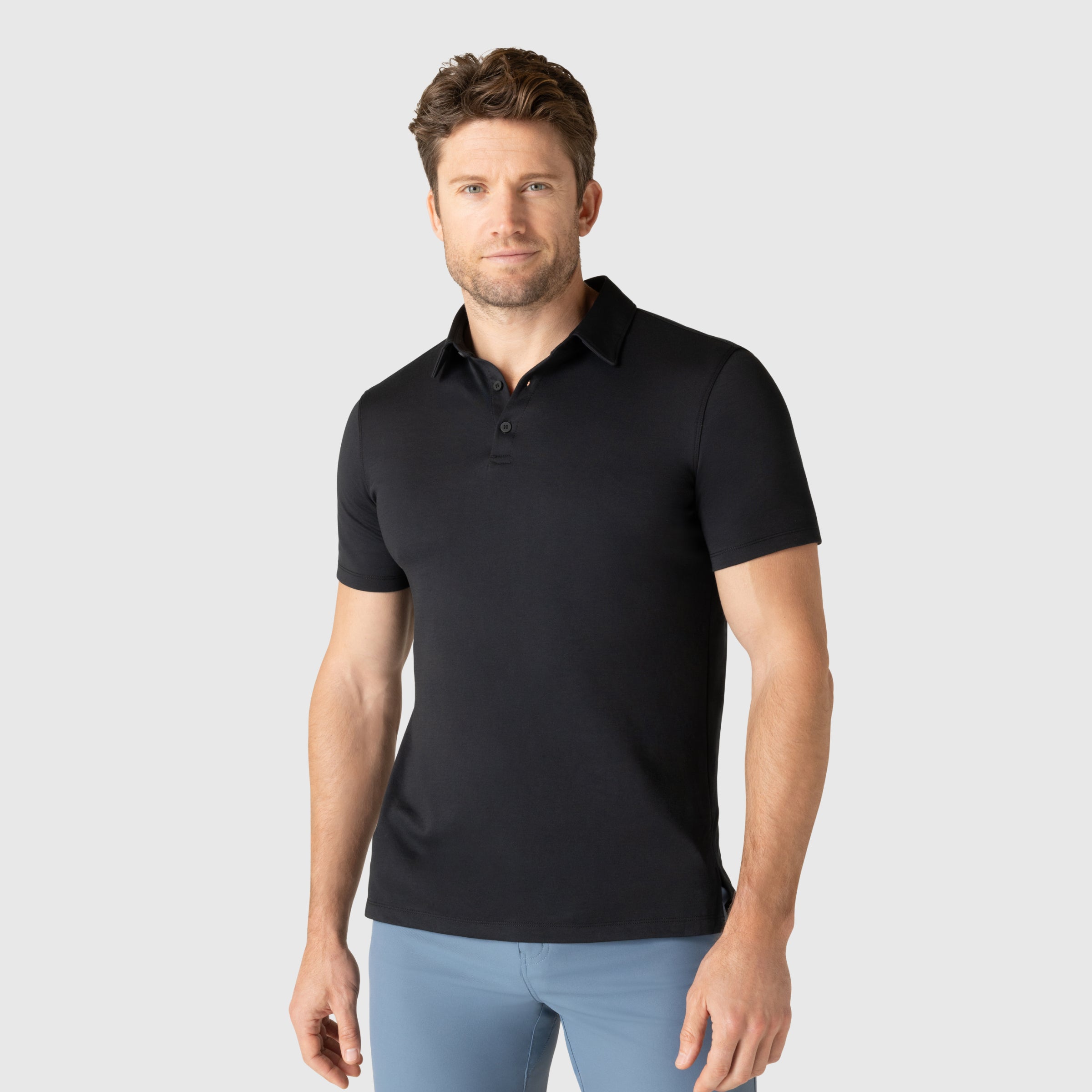 Tech Polo -- Space Black