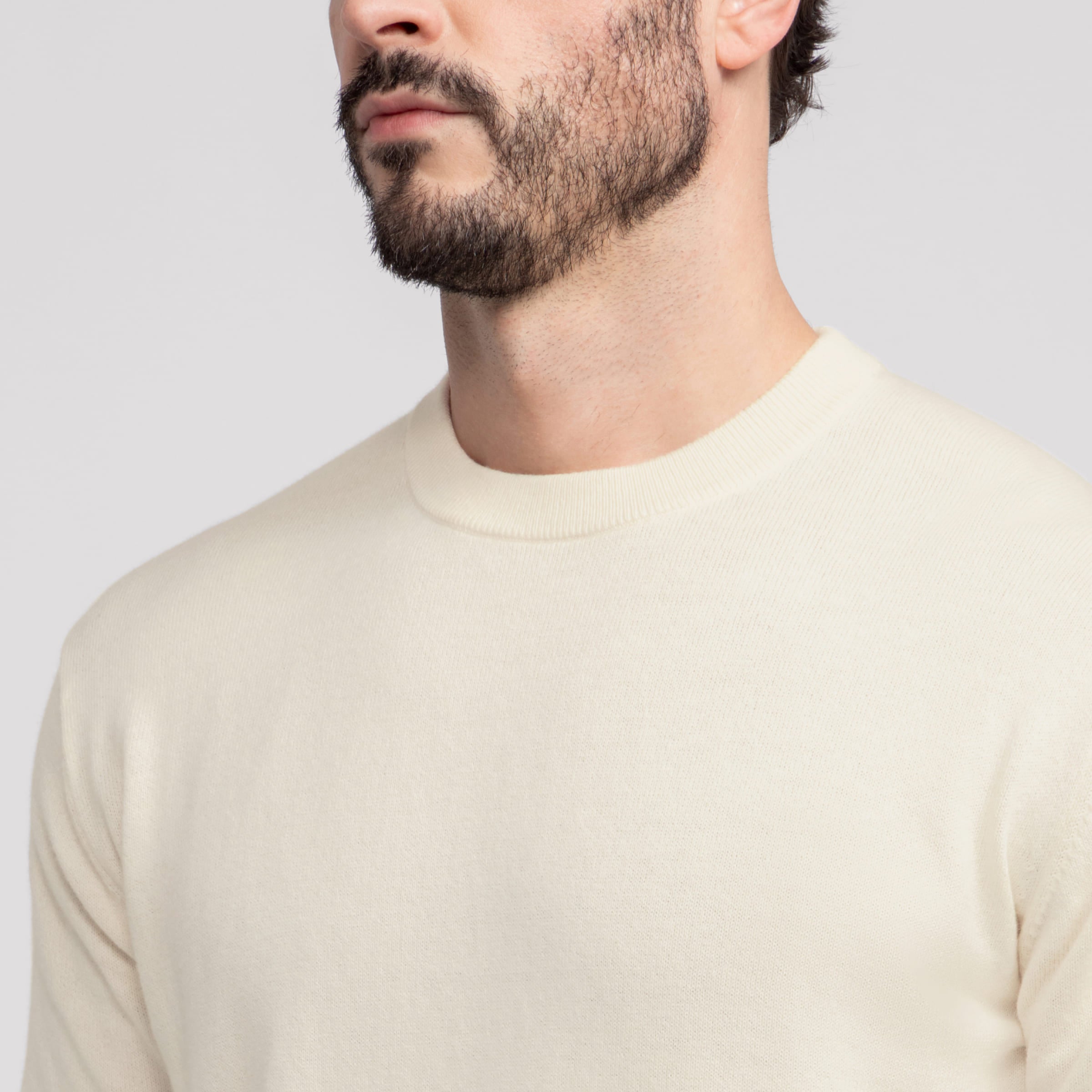 Anytime Crewneck Sweater -- Cream