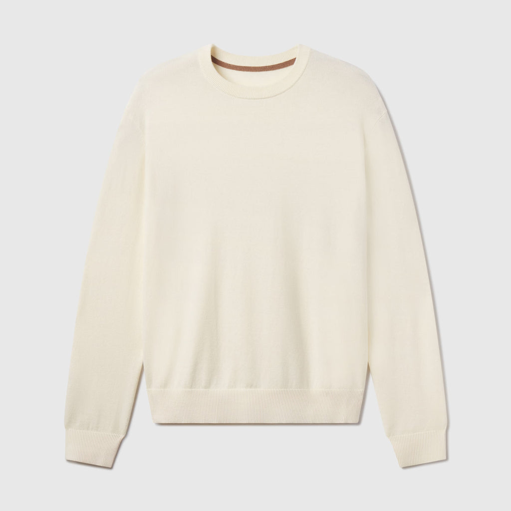 Anytime Crewneck Sweater -- Cream