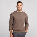 Anytime Crewneck Sweater -- Mocha Heather
