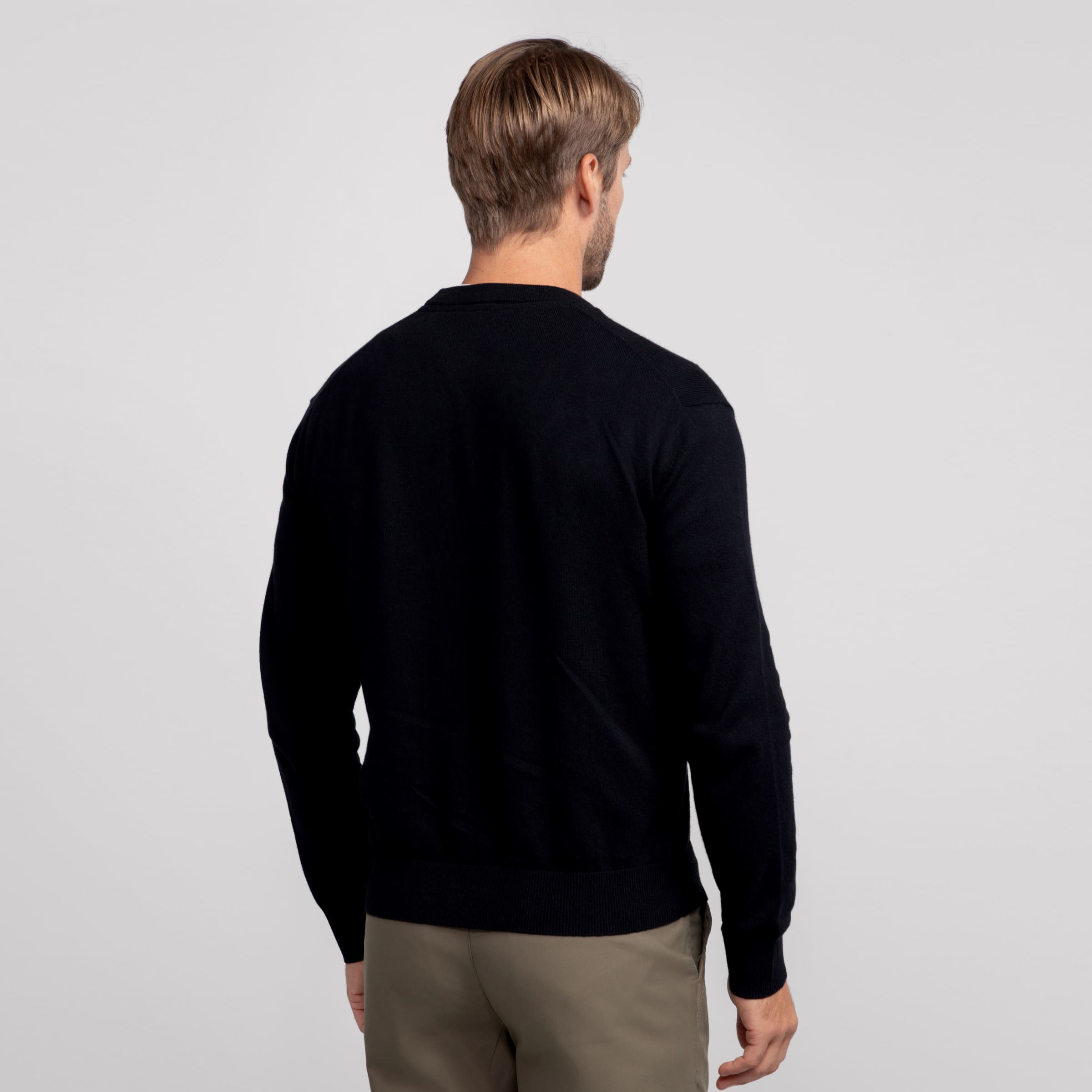 Anytime Crewneck Sweater -- True Black