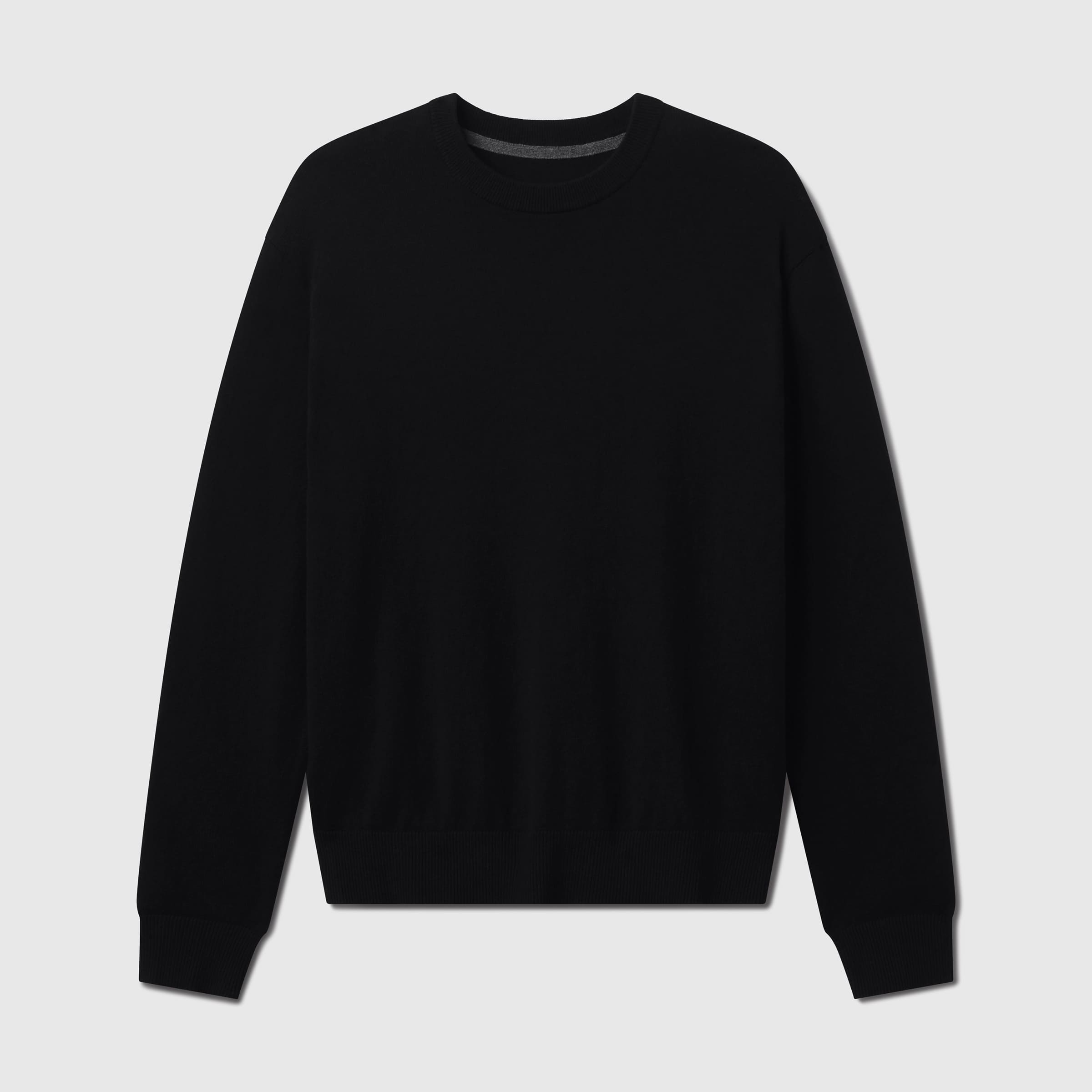 Anytime Crewneck Sweater -- True Black