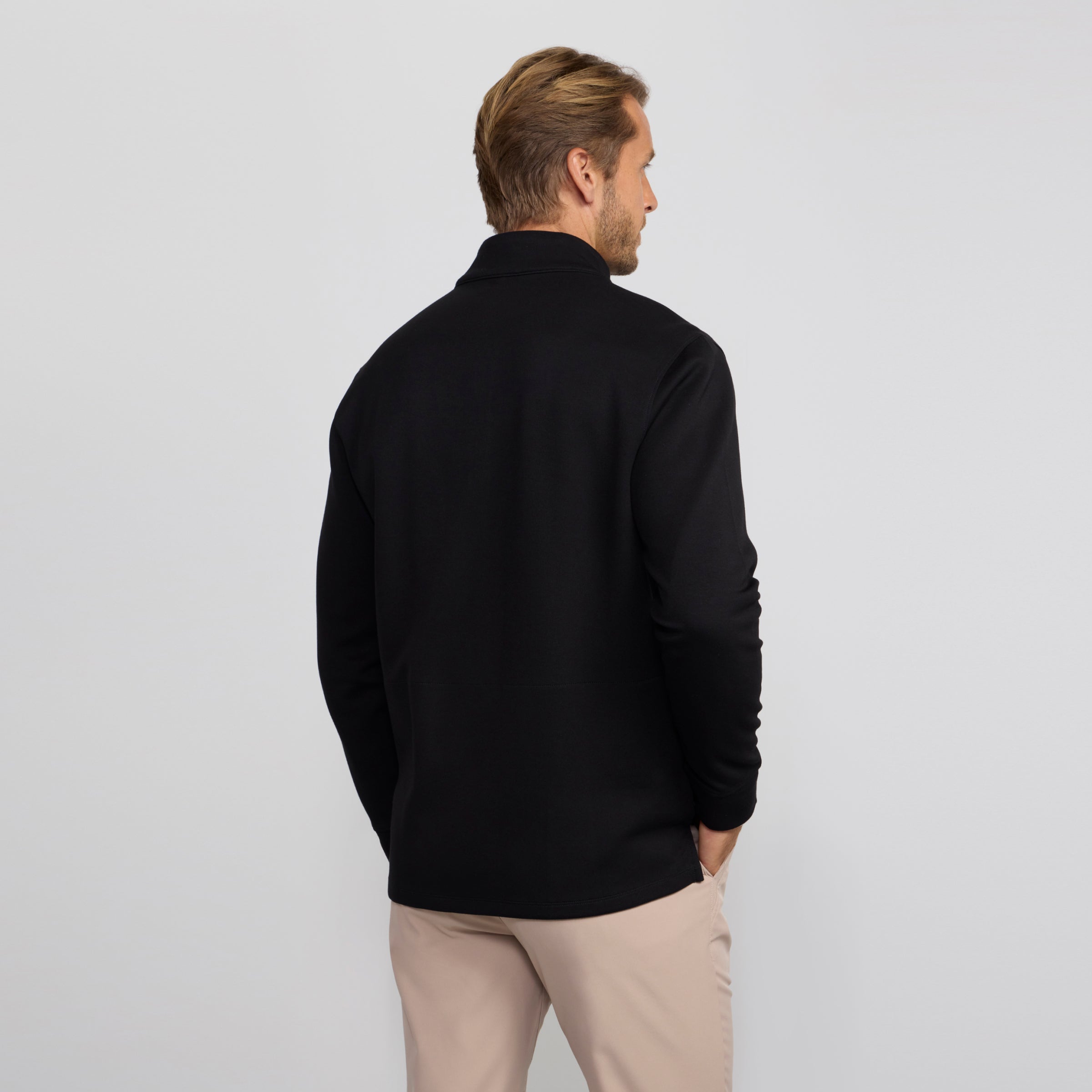 Sandwash Quarter-Zip -- True Black
