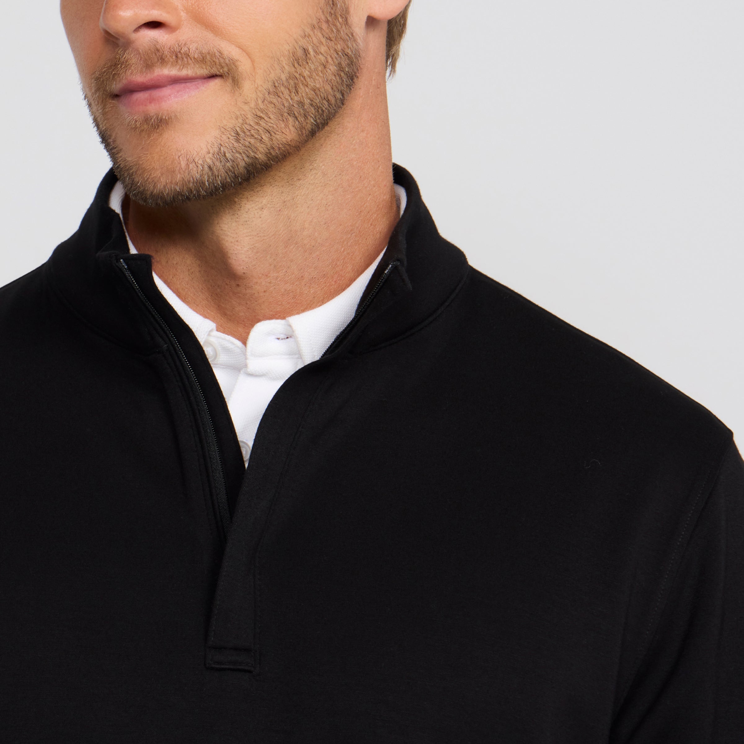 Sandwash Quarter-Zip -- True Black