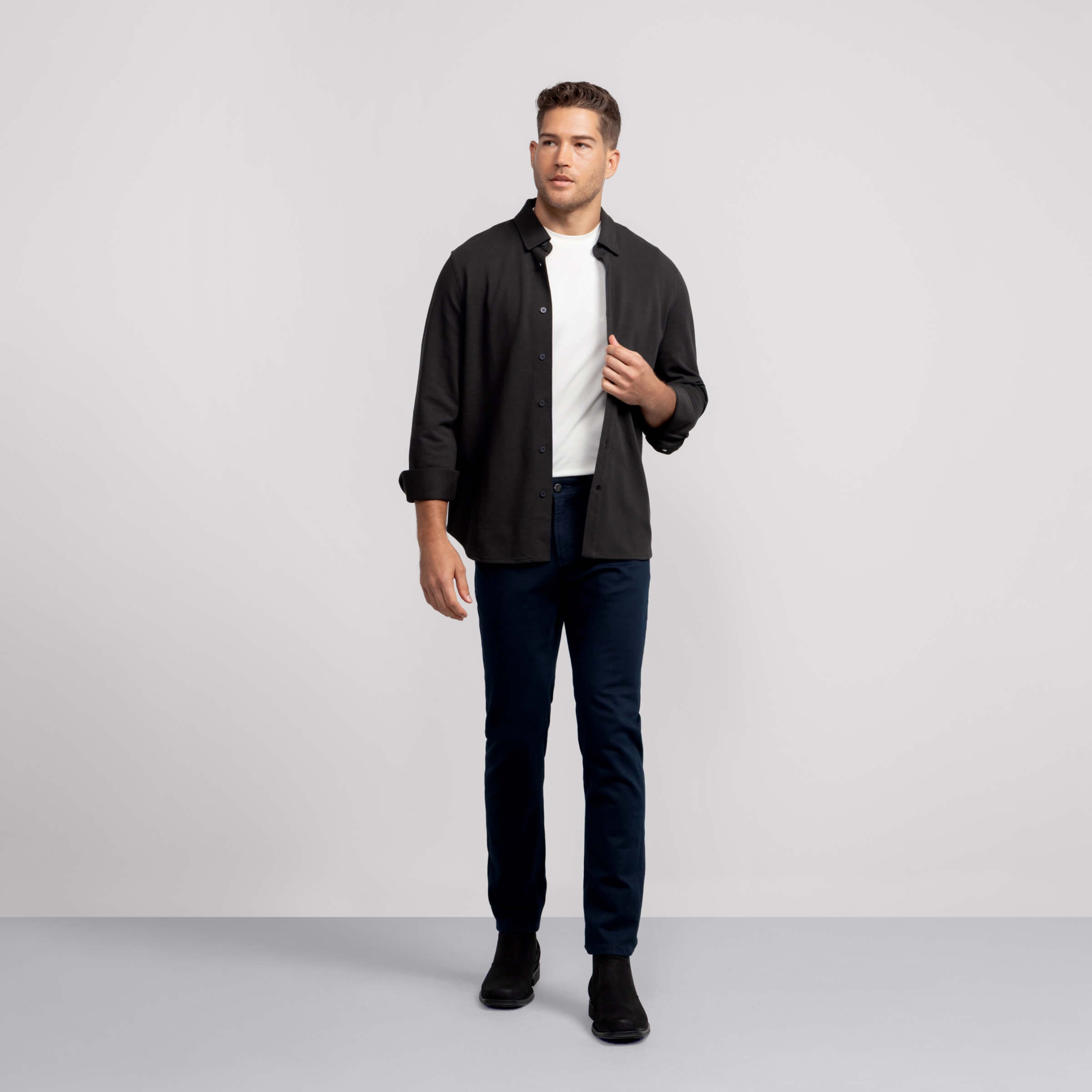 Legacy Button Down -- True Black